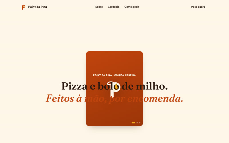 Preview do site da Point da Pina